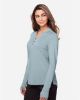 Picture of NE400W - Women's JAQ Stretch Performance V-Neck Snap Pullover