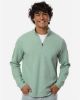 Picture of NE725 - Men's Spirit Textured Quarter-Zip Pullover