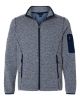 Picture of NE730 - Men's Jasper Jacquard Full-Zip Fleece Jacket